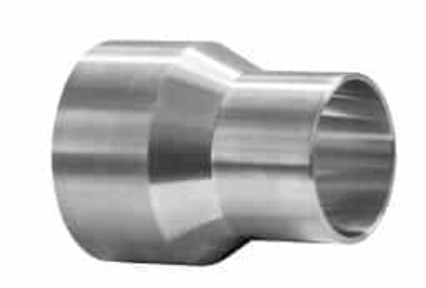 1/2" X 1/4" CONCENTRIC REDUCER, SS316L, EP  WALL THICKNESS: 1.24MM X 0.89MM
