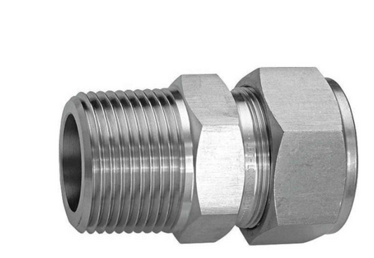 1/2" X 3/8" MALE NPT CONNECTOR, SS316L